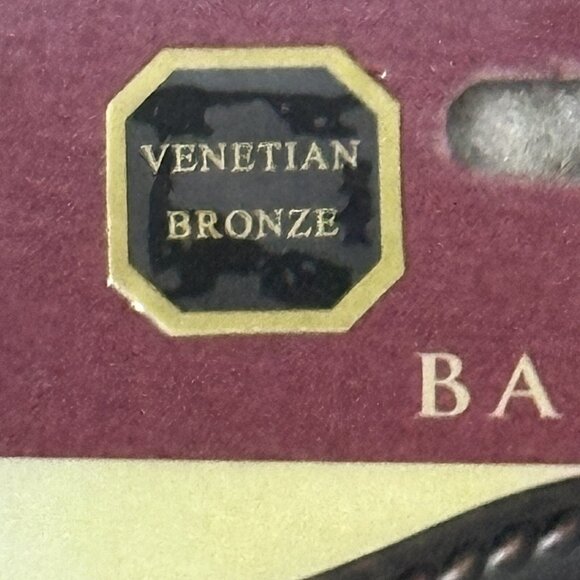 Baldwin Rope Switch Plate Cover Venetian Bronze Single Toggle Lot of 5 NEW - Picture 4 of 5